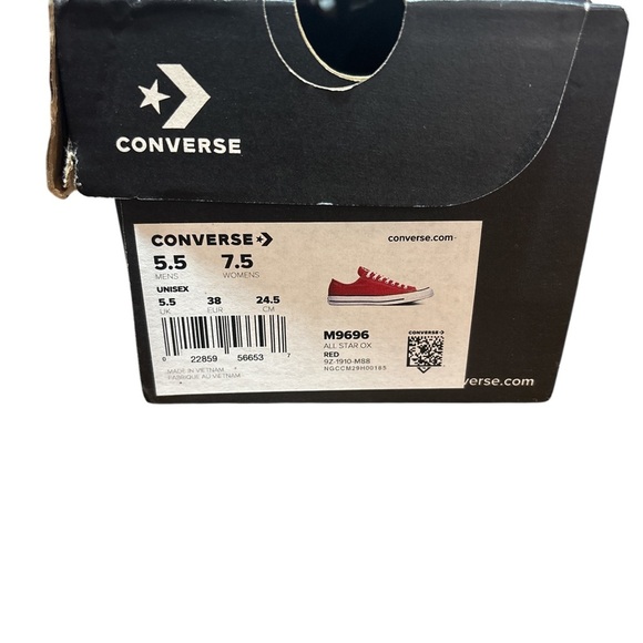 Converse Chuck Taylor All Star Low – Red (Unisex) - Picture 4 of 6